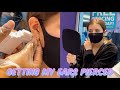 Getting my ears pierced!