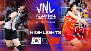  Kor Vs Chn - Highlights Week 3 Womens Vnl 2023