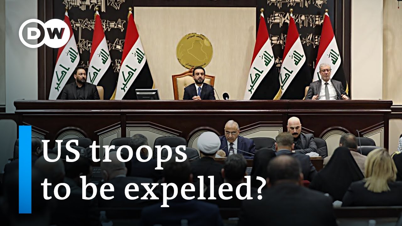Film backdrop image for Iraqi parliament votes to expel US troops (2020)