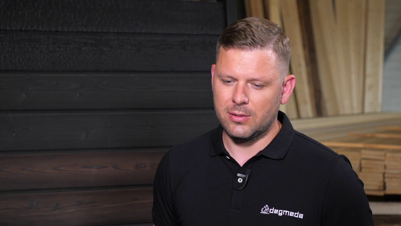 Degmeda 5 zvaigzduciu bustas - Shou Sugi Ban mediena