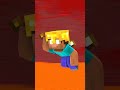 You have a heart of gold! Why do you need a golden helmet?💛💛💛Minecraft Animation #shorts