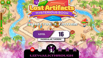 Lost Artifacts 6 - Level 16 - Mysterious Book - Normal Mode