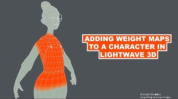 Adding Weight maps to your Character in Lightwave 3D