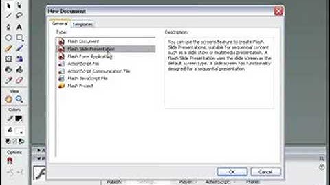 flshmx_001_ Creating a Flash document