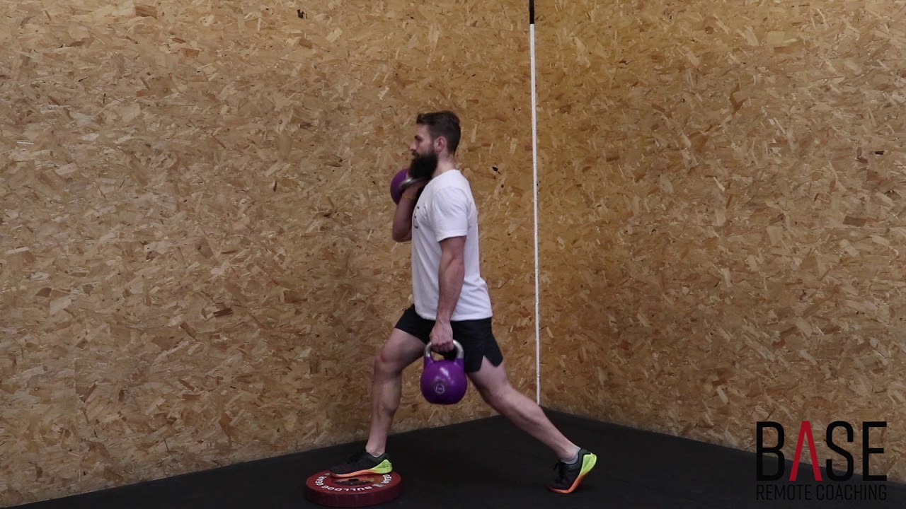Mixed Rack Front Rack/Suitcase Front Foot Elevated Split Squat - YouTube