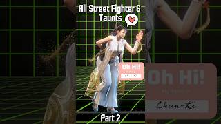 All Street Fighter 6 Taunts - Part 2