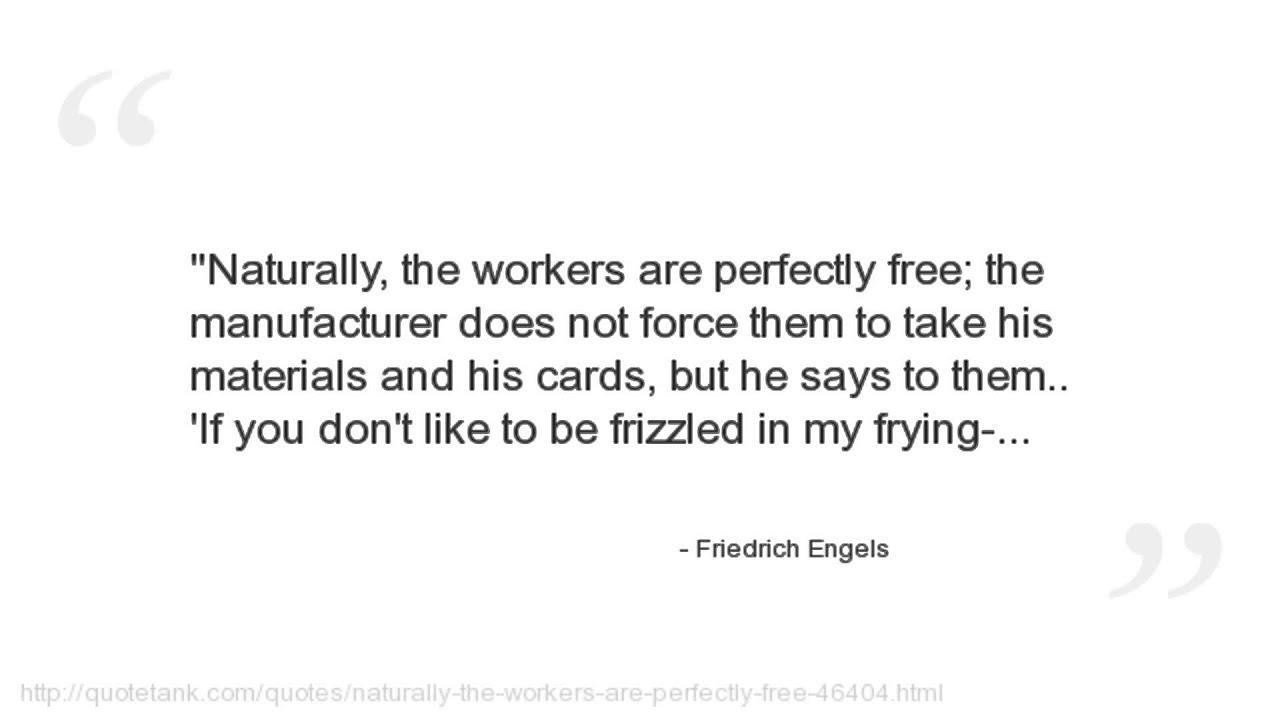 friedrich engels quotes