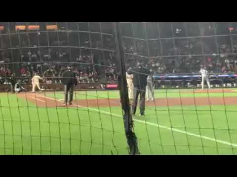 Mookie Betts catches the final out of NLDS, Game 2 Mookie Betts catches the final out of NLDS, Game 2