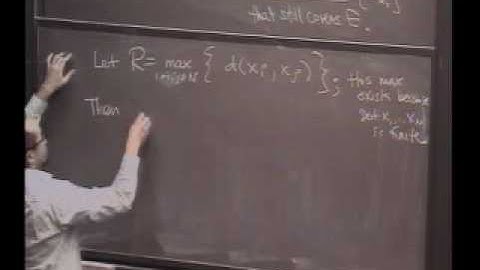 Real Analysis, Lecture 11: Compact Sets (6/8)