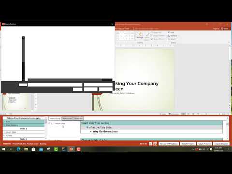 Video MOS Powerpoint 2013 - Project 1- Ôn Thi MOS - youtube