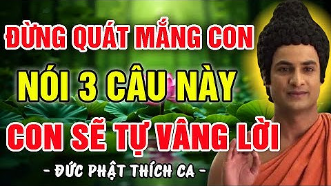 CÀNG LA MẮNG CON CÀNG XA - HÃY DÙNG CHÁNH NGỮ, ÁI NGỮ CON NGOAN NGOÃN, TỰ ĐỘNG VÂNG LỜI