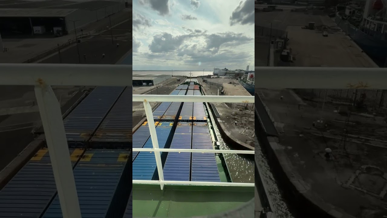 Hull, United Kingdom, King George Dock, Departure.