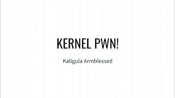 Linux Kernel Exploitation