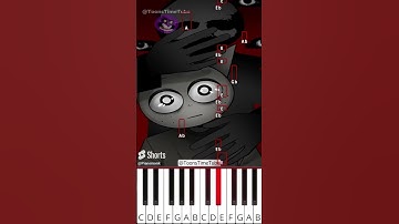Gray animation #sprunki #incredibox (@ToonsTimeTube) - Octave Piano Tutorial
