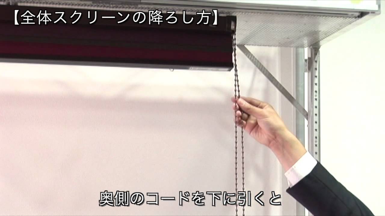 プリーツスクリーン（ツインワンチェーンスタイル） - YouTube