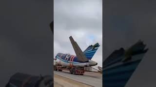Wreckage of Azerbaijan Airlines J2-8243 hauled away