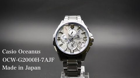 Casio Oceanus OCW-G2000H-7AJF 3-way Time Sync