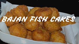 Making Bajan Fish cakes (fritters)