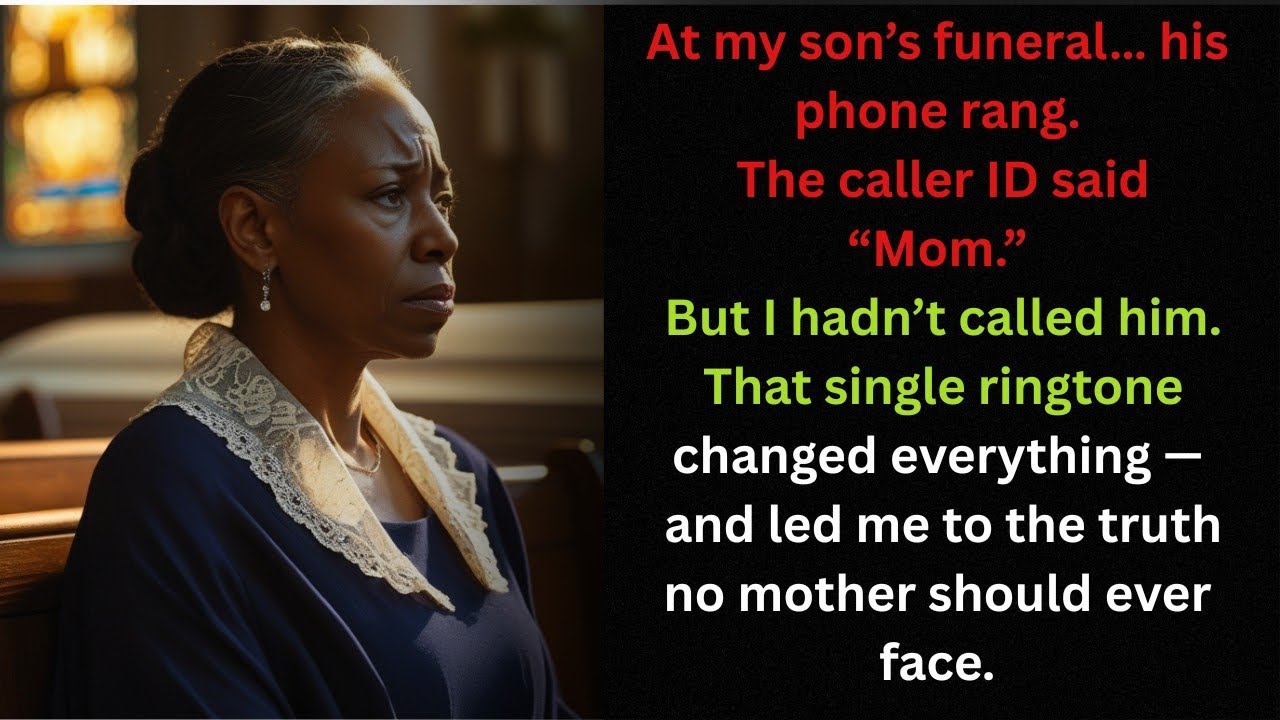 At my son’s funeral his phone rang — a shocking family betrayal story