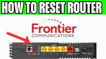 How To Reset Frontier Router 2025