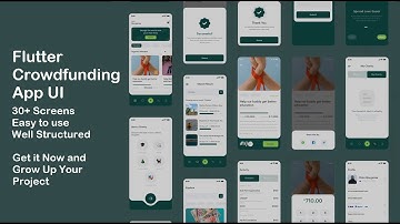 Flutter Crowdfunding / Charity App UI