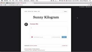 How to Create a Contact Form for Your Tumblr Theme : Using Tumblr