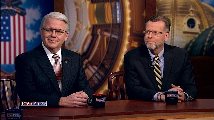 Rep. John Forbes (D - Urbandale) and Gerd Clabaugh