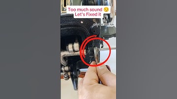 How to fix noise problem #sewingtipsandtricks #sewingmachine #diysewingtips