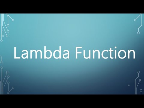 30- Lambda Function in Python (Arabic)