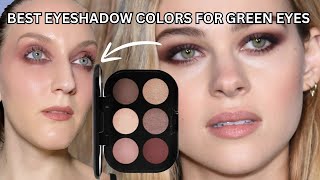 BEST EYESHADOW COLORS FOR GREEN EYES