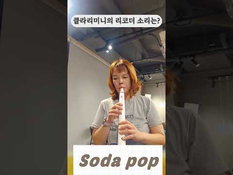 전자리코더로 소다팝을?케데헌의인기곡#전자피리 #클라리미니 #전자관악기