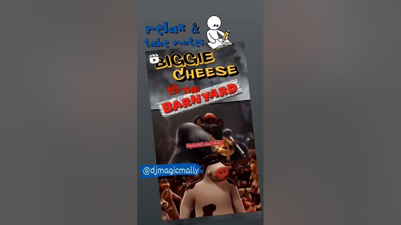 Made fanart of Biggie Cheese from the movie Barnyard in 2023