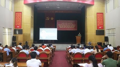 VIDEO: Vĩnh Tường tập huấn công tác bảo vệ nền tảng tư tưởng của Đảng  năm 2024.