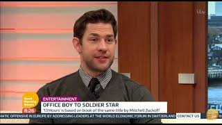 John Krasinski on his Joke about Wife Emily Blunt prefers doughy him