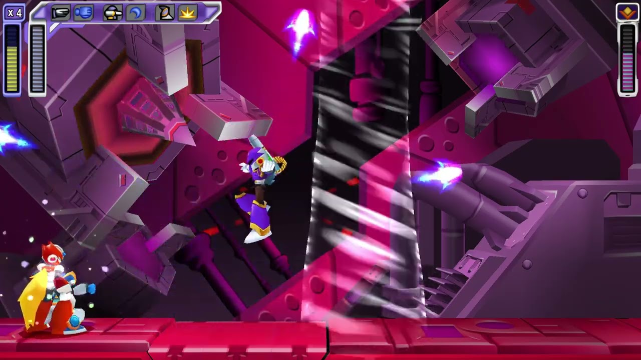 Mega Man: Maverick Hunter X - Vile Mode X and Zero Boss Fight (No Lag)