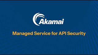 Managed Services for API Security