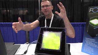 FOVI3D light-field displays with microlens arrays at Display Week 2018