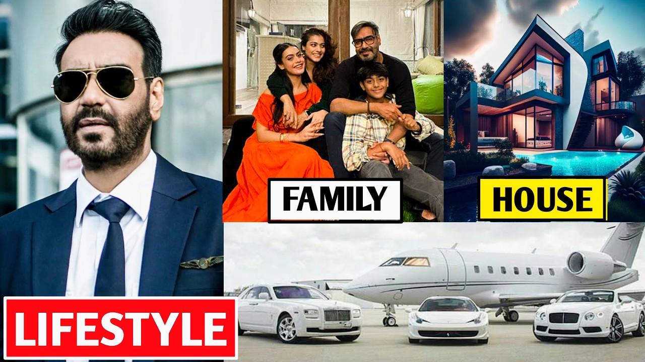 Ajay Devgn Lifestyle 2025, Azaad, Age, Family, Wife, Biography, Net worth, G.T. Films