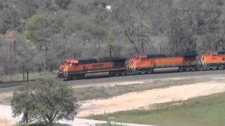 Railfanning Tehachapi loop on 4/24/11 (Part 1) with BNSF H1 Dash-9 leading and AWESOME RS3L!