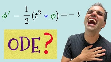 an integro differential equation?