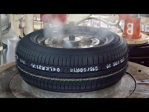 Видео: Как наладить массовое производство автомобильных шин с помощью удивительных технологий