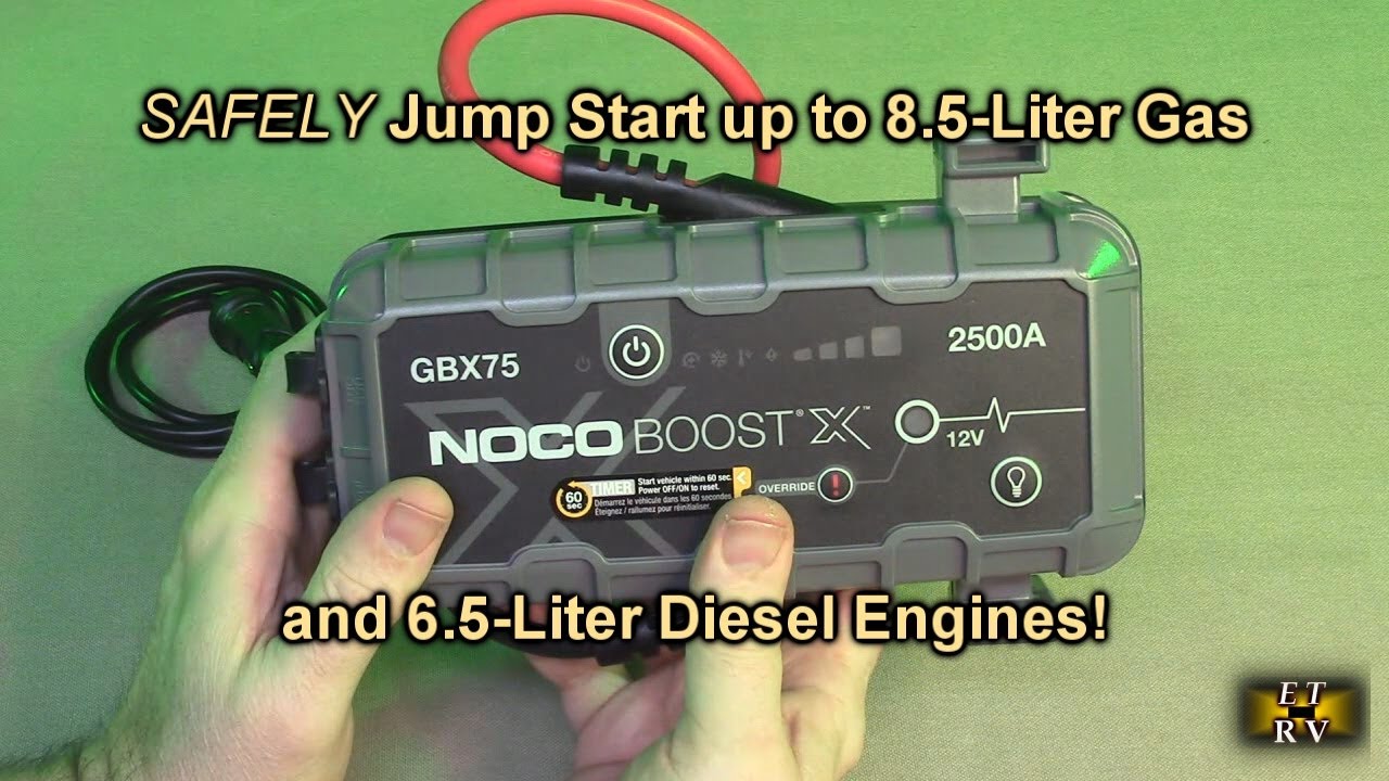 Robot de pornire Jump Starter auto 12V Noco BOOST GBX75 Lithium 2500A -  DepozitulCuBaterii
