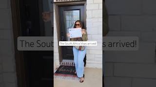 South African visas arrived!! #southafrica #livingabroad #leavingamerica #movingabroad #visaprocess