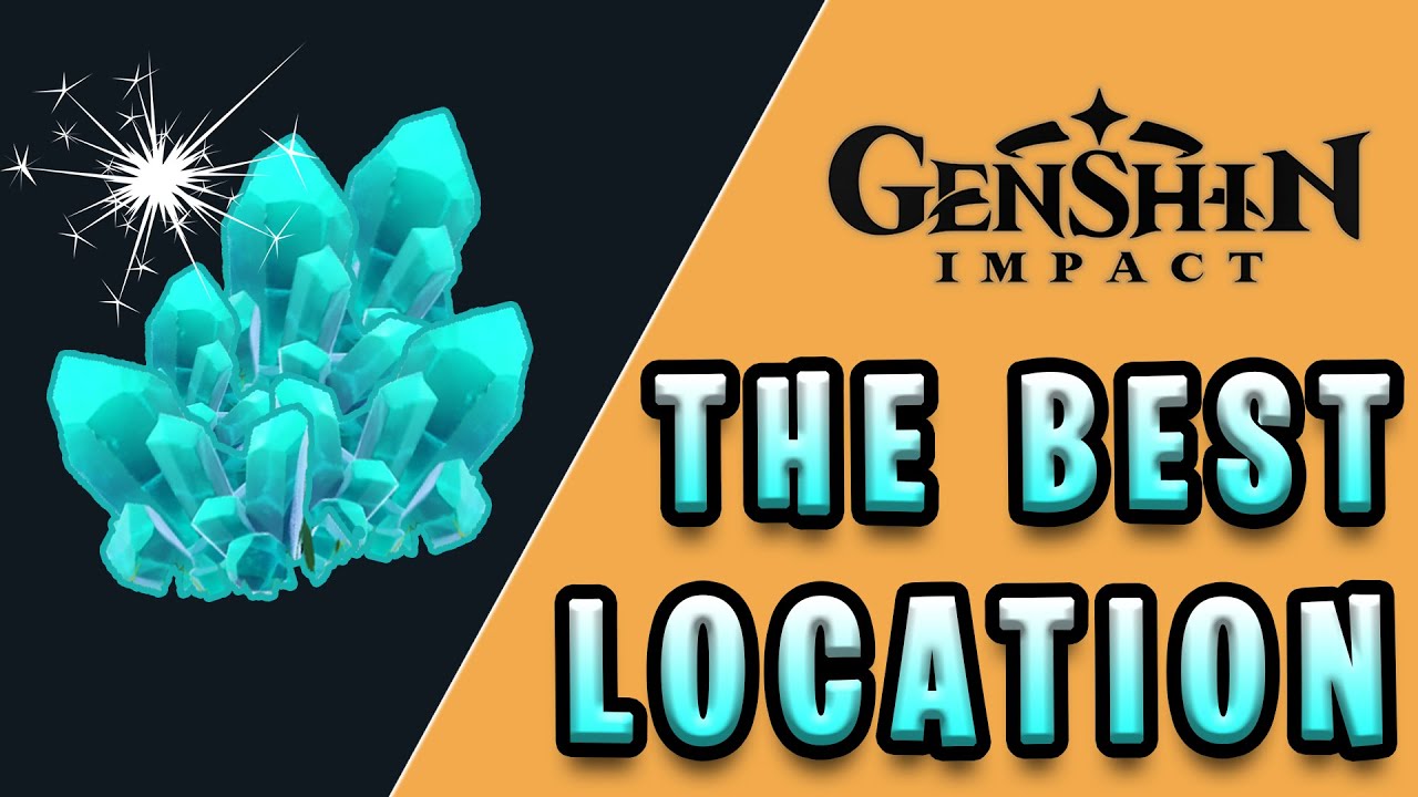 3 Crystal Chunk Location (Up To 6 chunks each) - Genshin Impact