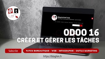 Tuto vidéo : Créer et gérer les tâches dans le module Projet d