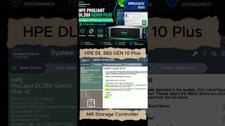How to Configure MR Storage Controller on HPE Server GEN10 Plus #gen10 #hpe #howto How to Configure MR Storage Controller on HPE Server GEN10 Plus #gen10 #hpe #howto