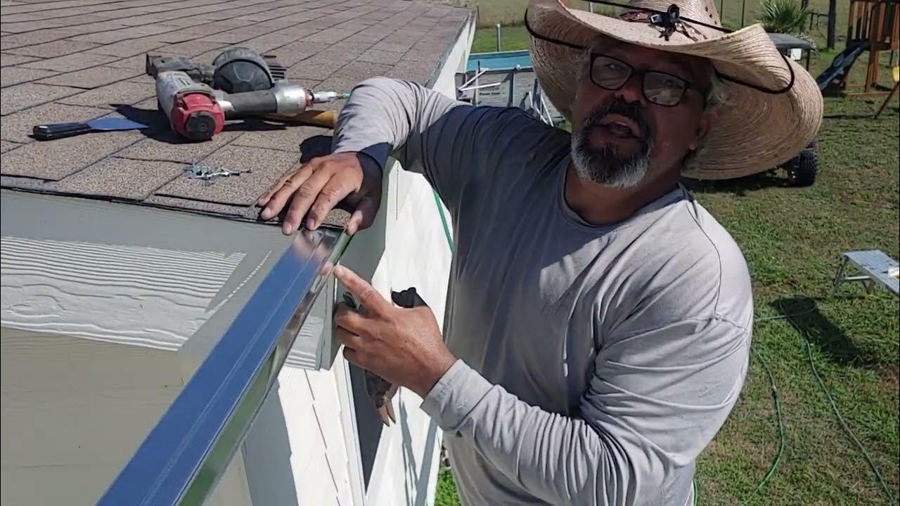 How to install drip edge YouTube