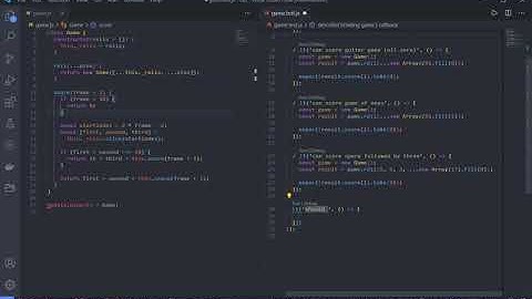 (TDD kata) Bowling game - javascript