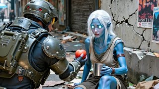 Reiche Alien-Frau gibt sich als Bettlerin aus, um wahre Güte zu finden – nur ein Mensch beweist sie!