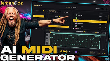 AI MIDI Generator 🍋 Lemonaide (App and Plugin Bridge)